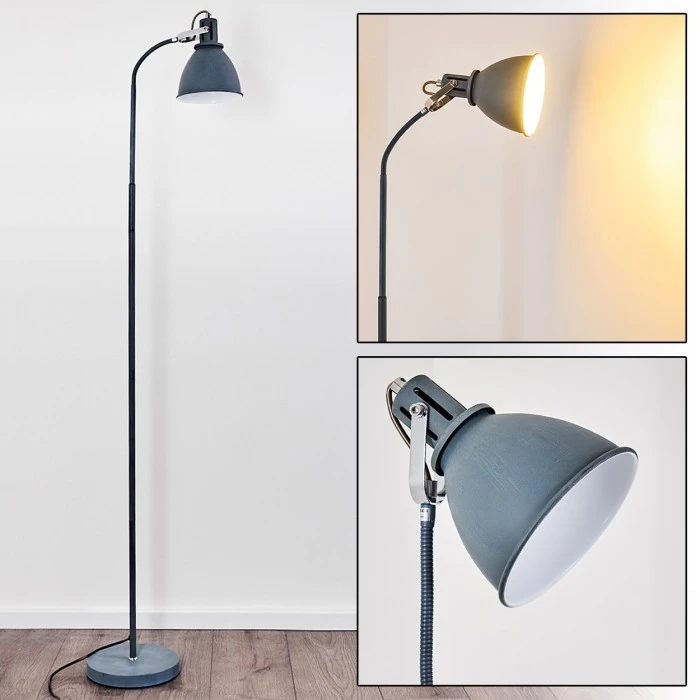 Hofstein Koppom Stehleuchte Blau, 1-flammig 21 Hofstein Koppom Stehleuchte Blau, 1-flammig – Bild 21