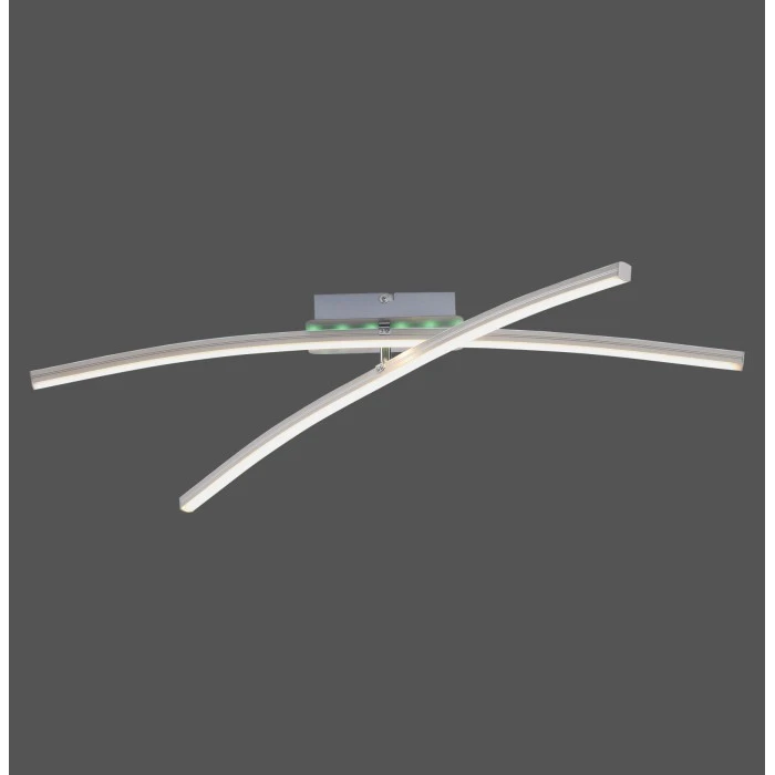 Leuchten Direkt ALINA Deckenleuchte LED Stahl gebürstet, 2-flammig, Fernbedienung, Farbwechsler 14 Leuchten Direkt ALINA Deckenleuchte LED Stahl gebürstet, 2-flammig, Fernbedienung, Farbwechsler – Bild 14