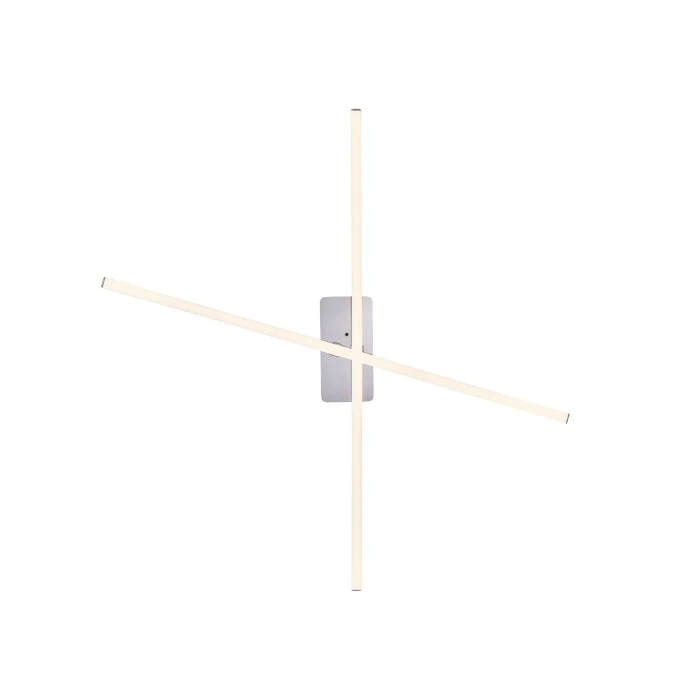 Leuchten Direkt ALINA Deckenleuchte LED Stahl gebürstet, 2-flammig, Fernbedienung, Farbwechsler 3 Leuchten Direkt ALINA Deckenleuchte LED Stahl gebürstet, 2-flammig, Fernbedienung, Farbwechsler – Bild 3