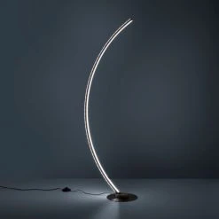 Leuchten Direkt ALINA Stehleuchte LED Stahl gebürstet, 1-flammig, Fernbedienung, Farbwechsler 25 Leuchten Direkt ALINA Stehleuchte LED Stahl gebürstet, 1-flammig, Fernbedienung, Farbwechsler -Bürolampen Verkäufe leuchten direkt alina stehleuchte 11254 55 10