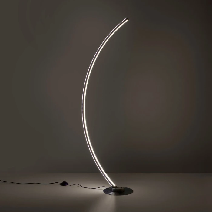 Leuchten Direkt ALINA Stehleuchte LED Stahl gebürstet, 1-flammig, Fernbedienung, Farbwechsler 9 Leuchten Direkt ALINA Stehleuchte LED Stahl gebürstet, 1-flammig, Fernbedienung, Farbwechsler – Bild 9