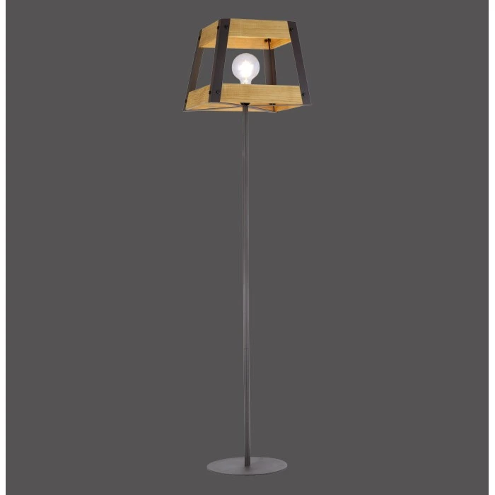 Leuchten Direkt CRATE Stehleuchte Holz hell, 1-flammig 2 Leuchten Direkt CRATE Stehleuchte Holz hell, 1-flammig – Bild 2