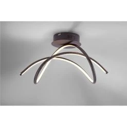 Leuchten Direkt Deckenleuchte VIOLETTA LED Rostfarben, 1-flammig