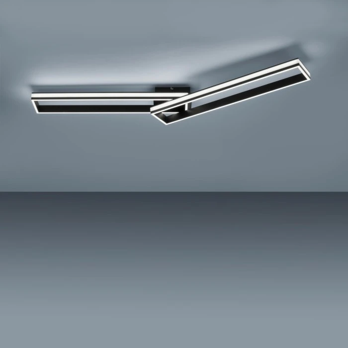 Leuchten Direkt ELIS Deckenleuchte LED Schwarz, 2-flammig, Fernbedienung 9 Leuchten Direkt ELIS Deckenleuchte LED Schwarz, 2-flammig, Fernbedienung – Bild 9