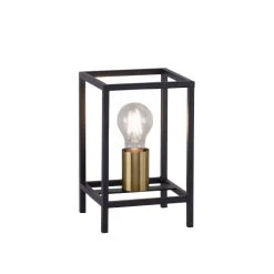 Leuchten Direkt FABIO Tischleuchte Messing, Schwarz, 1-flammig -Bürolampen Verkäufe leuchten direkt fabio tischleuchte 15812 60 2