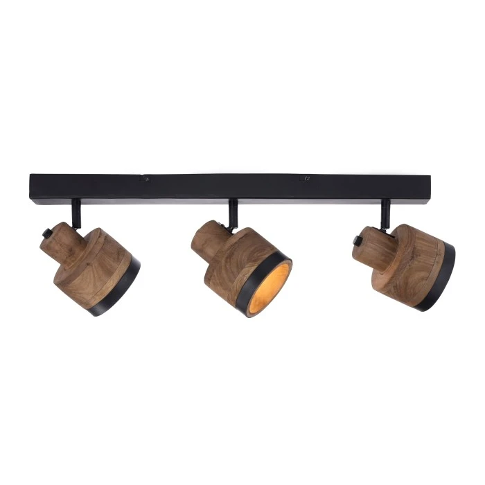 Leuchten Direkt GABRIEL Deckenleuchte Schwarz, 3-flammig 2 Leuchten Direkt GABRIEL Deckenleuchte Schwarz, 3-flammig – Bild 2