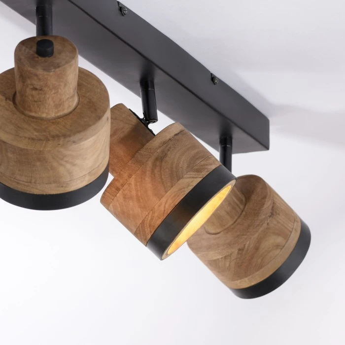 Leuchten Direkt GABRIEL Deckenleuchte Schwarz, 3-flammig 6 Leuchten Direkt GABRIEL Deckenleuchte Schwarz, 3-flammig – Bild 6