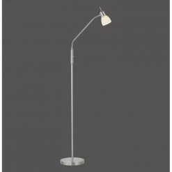 Leuchten Direkt KARO Stehleuchte Stahl geb&uuml;rstet, 1-flammig -Bürolampen Verkäufe leuchten direkt karo stehleuchte 11956 55 3