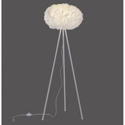 Leuchten Direkt LOLASMART-NAOMI Stehleuchte LED Wei&szlig;, 1-flammig, Fernbedienung -Bürolampen Verkäufe leuchten direkt lolasmart naomi stehleuchte 11212 16 13