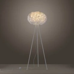 Leuchten Direkt LOLASMART-NAOMI Stehleuchte LED Wei&szlig;, 1-flammig, Fernbedienung -Bürolampen Verkäufe leuchten direkt lolasmart naomi stehleuchte 11212 16 7