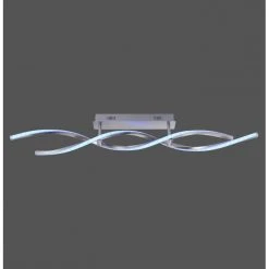 Leuchten Direkt LOLAsmart-SWING Deckenleuchte LED Stahl geb&uuml;rstet, 2-flammig, Fernbedienung, Farbwechsler -Bürolampen Verkäufe leuchten direkt lolasmart swing deckenleuchte 11993 55 8