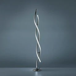 Leuchten Direkt LOLAsmart-SWING Stehleuchte LED Stahl geb&uuml;rstet, 2-flammig, Fernbedienung, Farbwechsler -Bürolampen Verkäufe leuchten direkt lolasmart swing stehleuchte 11992 55 2