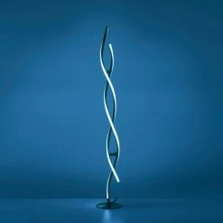 Leuchten Direkt LOLAsmart-SWING Stehleuchte LED Stahl geb&uuml;rstet, 2-flammig, Fernbedienung, Farbwechsler -Bürolampen Verkäufe leuchten direkt lolasmart swing stehleuchte 11992 55 5