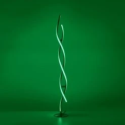 Leuchten Direkt LOLAsmart-SWING Stehleuchte LED Stahl geb&uuml;rstet, 2-flammig, Fernbedienung, Farbwechsler -Bürolampen Verkäufe leuchten direkt lolasmart swing stehleuchte 11992 55 6