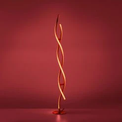 Leuchten Direkt LOLAsmart-SWING Stehleuchte LED Stahl geb&uuml;rstet, 2-flammig, Fernbedienung, Farbwechsler -Bürolampen Verkäufe leuchten direkt lolasmart swing stehleuchte 11992 55 7