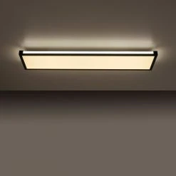 Leuchten Direkt MARIO Deckenleuchte LED Schwarz, 1-flammig, Fernbedienung, Farbwechsler -Bürolampen Verkäufe leuchten direkt mario deckenleuchte 11622 18 6