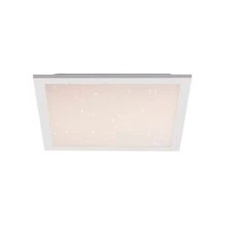 Leuchten Direkt STARRYFLAT LED Panel Wei&szlig;, 1-flammig, Fernbedienung