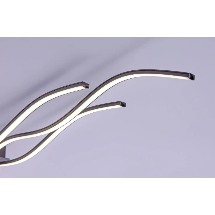 Leuchten Direkt WAVE Deckenleuchte LED Schwarz, 3-flammig 4 Leuchten Direkt WAVE Deckenleuchte LED Schwarz, 3-flammig – Bild 4