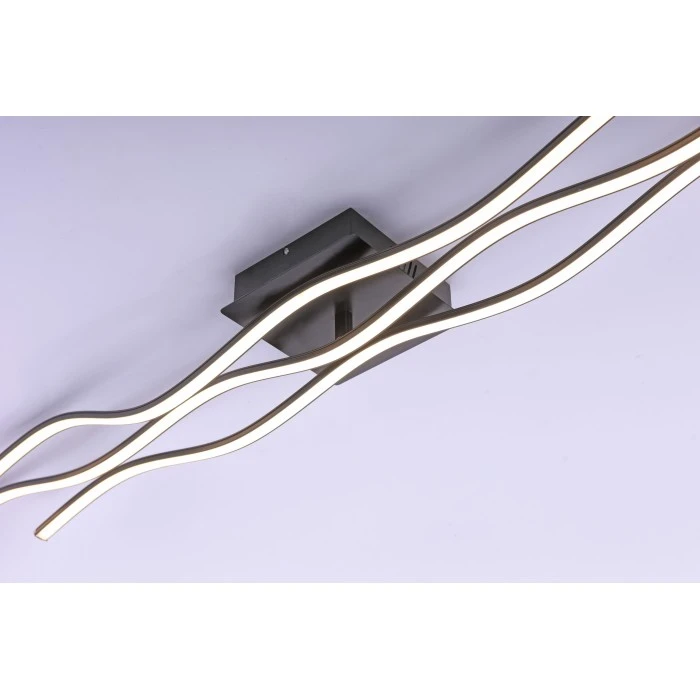 Leuchten Direkt WAVE Deckenleuchte LED Schwarz, 3-flammig 5 Leuchten Direkt WAVE Deckenleuchte LED Schwarz, 3-flammig – Bild 5