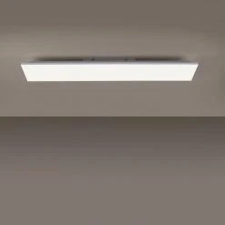 Leuchten Direkt YUKON Deckenleuchte LED Wei&szlig;, 1-flammig, Fernbedienung, Farbwechsler -Bürolampen Verkäufe leuchten direkt yukon deckenleuchte 15621 16 6