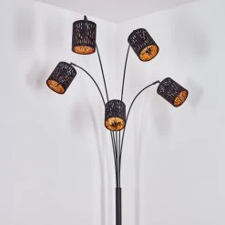 Hofstein Liared Stehleuchte Schwarz, 5-flammig -Bürolampen Verkäufe liared stehleuchte h3388006 7