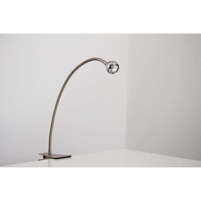 Hofstein Lina Klemmleuchte LED Nickel-Matt, 1-flammig 8 Hofstein Lina Klemmleuchte LED Nickel-Matt, 1-flammig – Bild 8