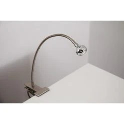 Hofstein Lina Klemmleuchte LED Nickel-Matt, 1-flammig 17 Hofstein Lina Klemmleuchte LED Nickel-Matt, 1-flammig -Bürolampen Verkäufe lina klemmleuchte h3455845 8