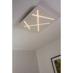 Linea Light Next Deckenleuchte LED Wei&szlig;, 1-flammig -Bürolampen Verkäufe linea light next deckenleuchte 7441 5