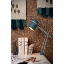 Lucide BASTIN Klemmleuchte Blau, Grau, 1-flammig -Bürolampen Verkäufe lucide bastin klemmleuchte 05535 01 35 2