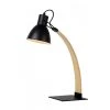 Lucide CURF Tischlampe Schwarz, 1-flammig