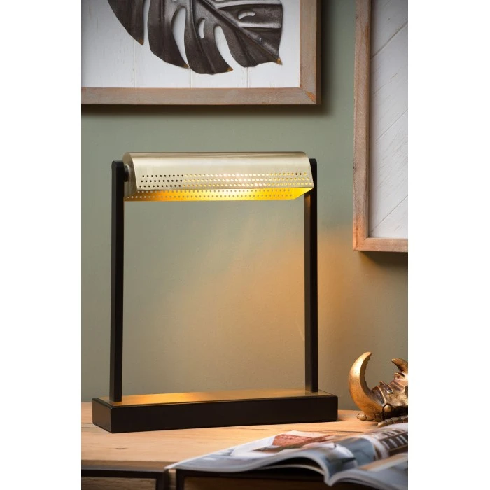 Lucide LAUT Schreibtischlampe Schwarz, 1-flammig 2 Lucide LAUT Schreibtischlampe Schwarz, 1-flammig – Bild 2