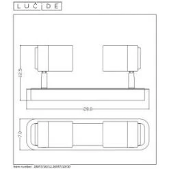 Lucide LENNERT Deckenleuchte LED Chrom, 2-flammig 9 Lucide LENNERT Deckenleuchte LED Chrom, 2-flammig -Bürolampen Verkäufe lucide lennert deckenleuchte 26957 10 12 4