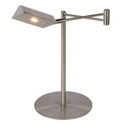 Lucide NUVOLA Schreibtischlampe LED Chrom, 1-flammig -Bürolampen Verkäufe lucide nuvola schreibtischlampe 19665 09 12 2