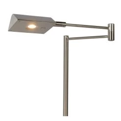 Lucide NUVOLA Schreibtischlampe LED Chrom, 1-flammig -Bürolampen Verkäufe lucide nuvola schreibtischlampe 19665 09 12 3