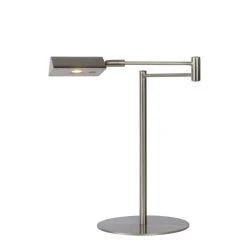 Lucide NUVOLA Schreibtischlampe LED Chrom, 1-flammig -Bürolampen Verkäufe lucide nuvola schreibtischlampe 19665 09 12 5