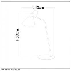 Lucide SHADI Tischlampe Schwarz, 1-flammig -Bürolampen Verkäufe lucide shadi tischlampe 03617 01 30 3