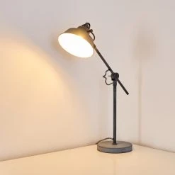 Hofstein Luven Tischleuchte Grau, 1-flammig -Bürolampen Verkäufe luven tischleuchte h3287217 do1 6