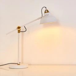 Hofstein Luven Tischleuchte LED Weiß, 1-flammig 29 Hofstein Luven Tischleuchte LED Weiß, 1-flammig -Bürolampen Verkäufe luven tischleuchte h3287231 do1 11