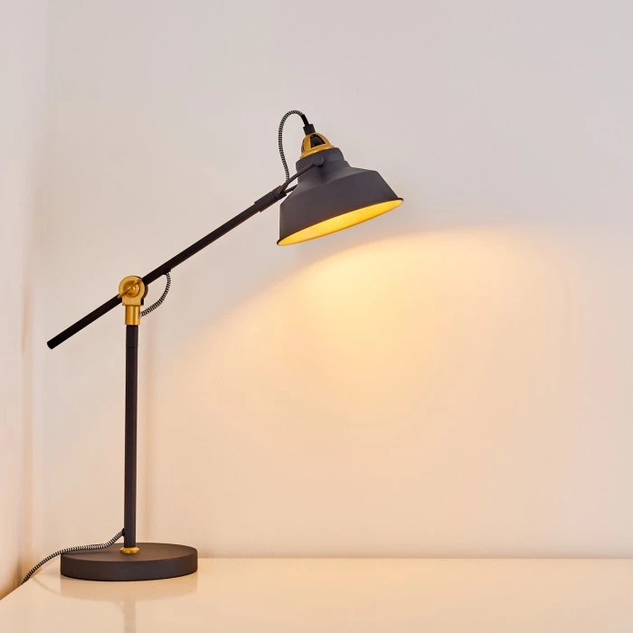 Hofstein Luven Tischleuchte Schwarz, 1-flammig, Fernbedienung 4 Hofstein Luven Tischleuchte Schwarz, 1-flammig, Fernbedienung – Bild 4