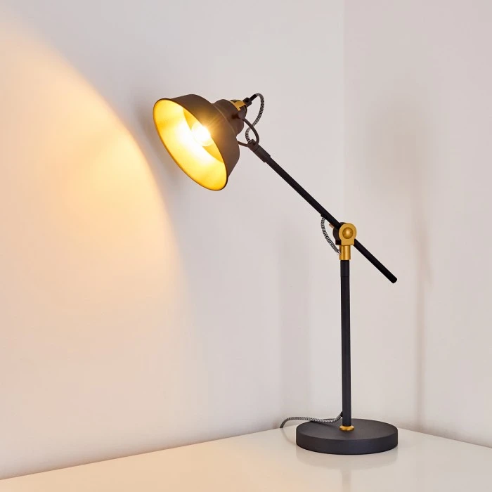 Hofstein Luven Tischleuchte Schwarz, 1-flammig, Fernbedienung 7 Hofstein Luven Tischleuchte Schwarz, 1-flammig, Fernbedienung – Bild 7