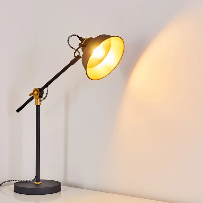 Hofstein Luven Tischleuchte Schwarz, 1-flammig, Fernbedienung 8 Hofstein Luven Tischleuchte Schwarz, 1-flammig, Fernbedienung – Bild 8