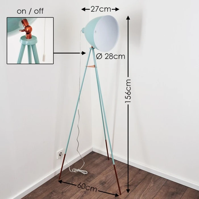 Hofstein Malingsbo Stehleuchte Grün Antik, 1-flammig 2 Hofstein Malingsbo Stehleuchte Grün Antik, 1-flammig – Bild 2