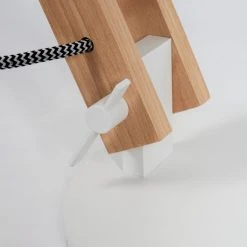 Hofstein Manothe Tischleuchte Wei&szlig;, Naturfarben, 1-flammig -Bürolampen Verkäufe manothe tischleuchte h3535288 9