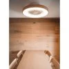 Mantra TIBET Deckenventilator LED Wei&szlig;, Holz dunkel, 1-flammig, Fernbedienung