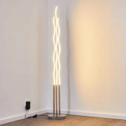 Hofstein Mapleton Stehleuchte LED Nickel-Matt, 3-flammig, Fernbedienung 35 Hofstein Mapleton Stehleuchte LED Nickel-Matt, 3-flammig, Fernbedienung -Bürolampen Verkäufe mapleton stehleuchte h3009567 13