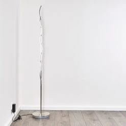 Hofstein Mapleton Stehleuchte LED Nickel-Matt, 3-flammig, Fernbedienung 39 Hofstein Mapleton Stehleuchte LED Nickel-Matt, 3-flammig, Fernbedienung -Bürolampen Verkäufe mapleton stehleuchte h3009567 17