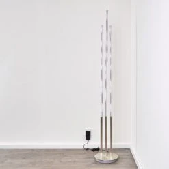 Hofstein Mapleton Stehleuchte LED Nickel-Matt, 3-flammig, Fernbedienung 27 Hofstein Mapleton Stehleuchte LED Nickel-Matt, 3-flammig, Fernbedienung -Bürolampen Verkäufe mapleton stehleuchte h3009567 5