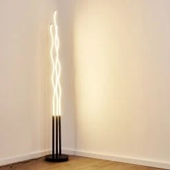 Hofstein Mapleton Stehleuchte LED Schwarz, 3-flammig, Fernbedienung -Bürolampen Verkäufe mapleton stehleuchte h3271278 do2 18