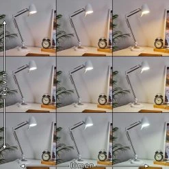 Hofstein Mildura Tischleuchte LED Wei&szlig;, 1-flammig -Bürolampen Verkäufe mildura tischleuchte h3325797 6