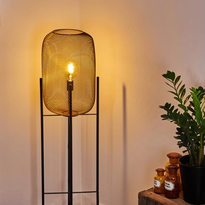 Hofstein Moholm Stehleuchte Schwarz, 1-flammig 13 Hofstein Moholm Stehleuchte Schwarz, 1-flammig – Bild 13